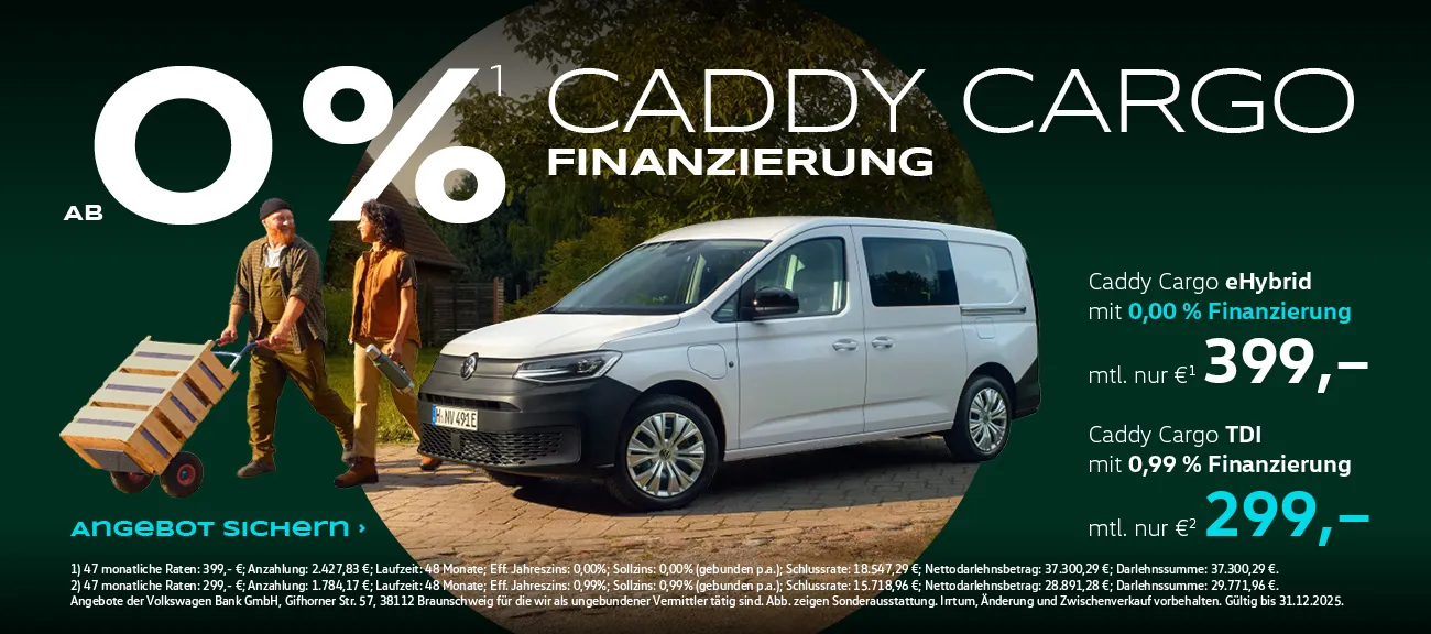 Caddy 0,99 Sonderfinanzerung